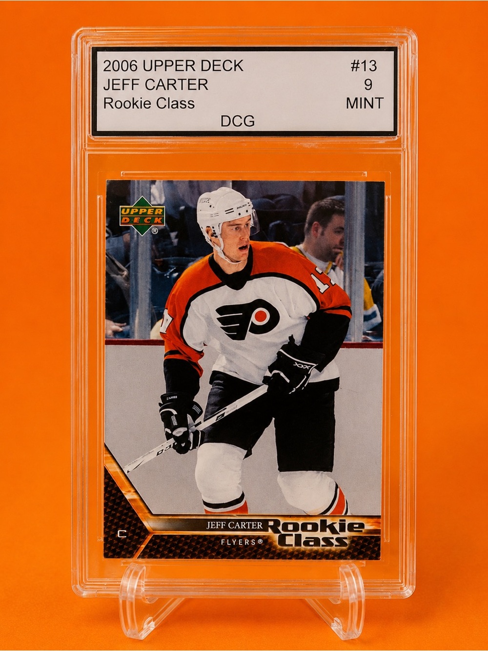 2006 Upper Deck Rookie Class Hockey Card Jeff Carter Philadelphia Flyers